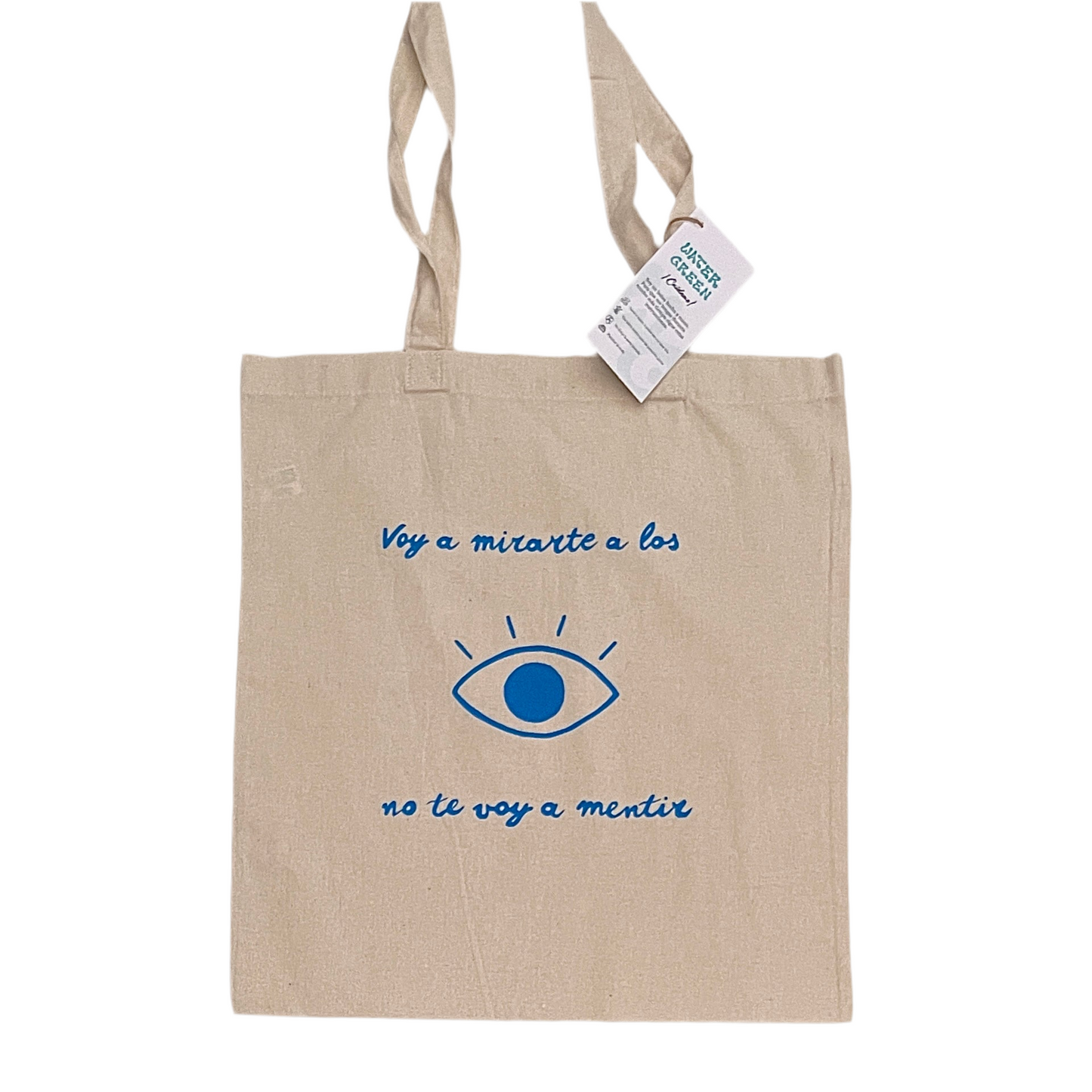Tote bag “ojos” pintada a mano
