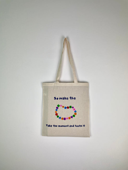 Tote bag “friendship bracelets”