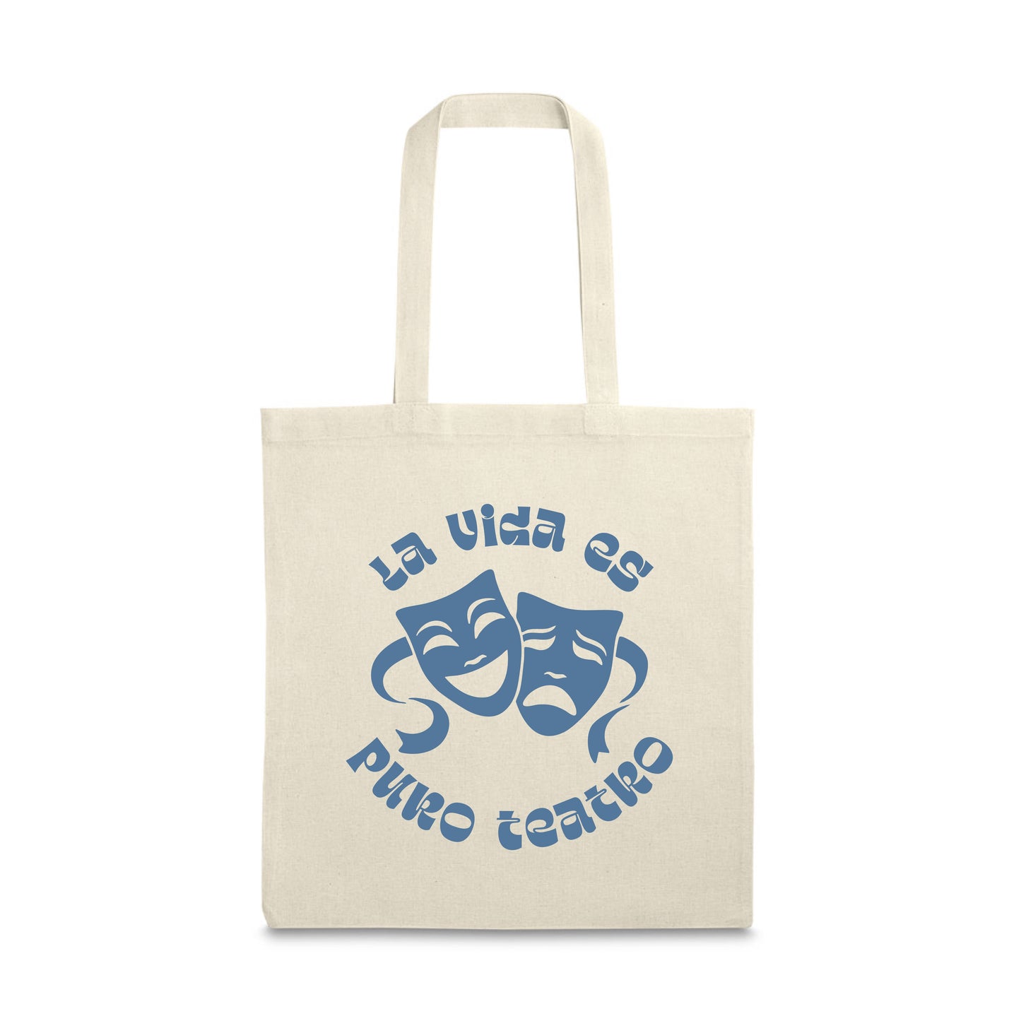 Tote bag “la vida es puro teatro”
