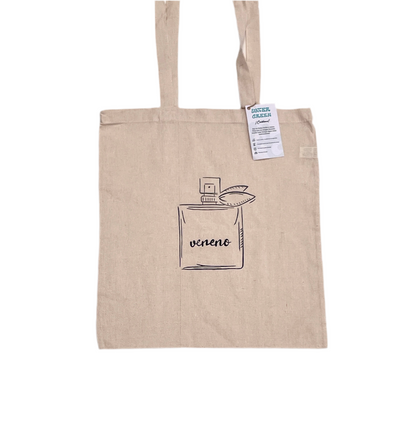 Tote bag “veneno” pintada a mano