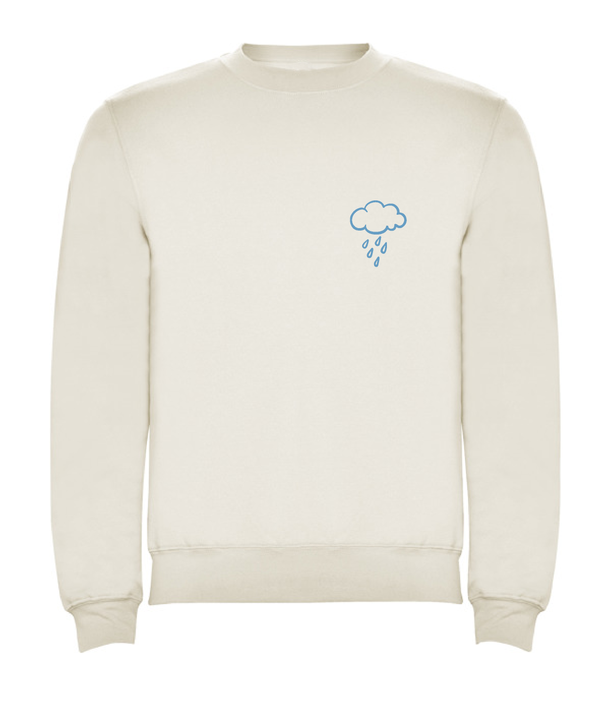 Sudadera blanca “llueve”