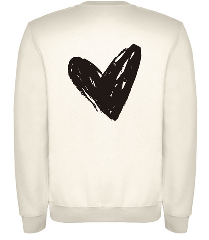 Sudadera blanca “portamor”