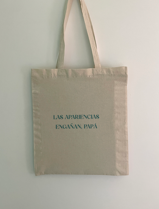 Tote bag “apariencias”