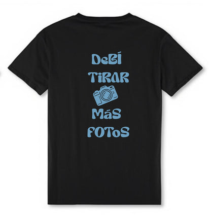 Camiseta negra “fotos”