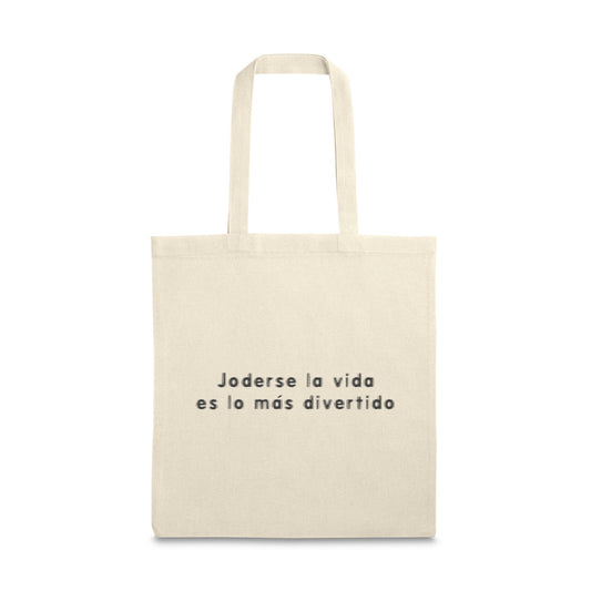 Tote bag “más divertido”