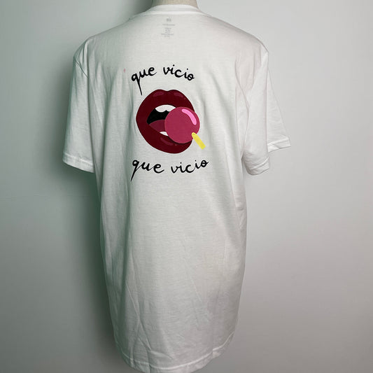 Camiseta “qué vicio” tara