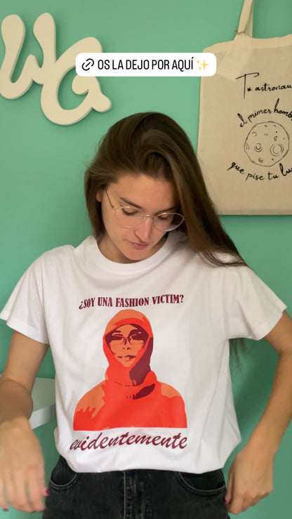 Camiseta “fashion victim”