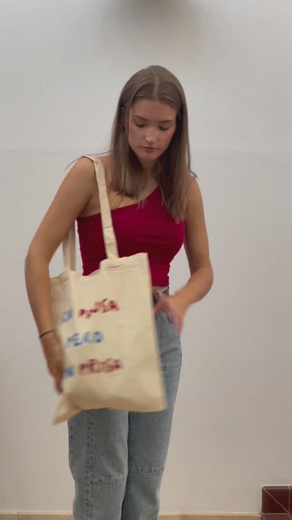 Tote bag “sin pausa pero sin prisa” Tara