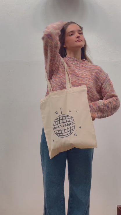 Tote bag “mirrorball”